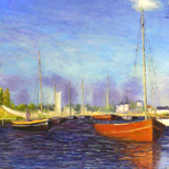 Red Boats at Argenteuil - Claude Monet - part 2